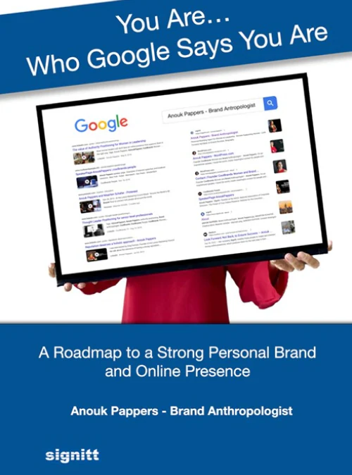 You Are... Who Google Says You Are by Anouk Pappers, book cover