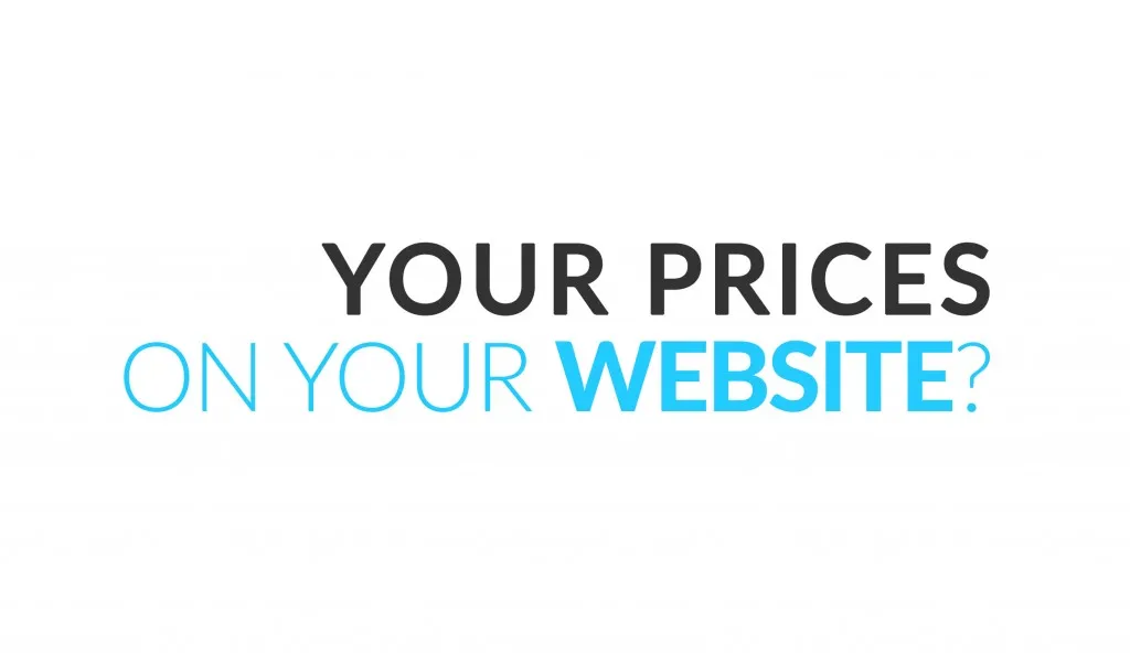 your-prices-on-your-website