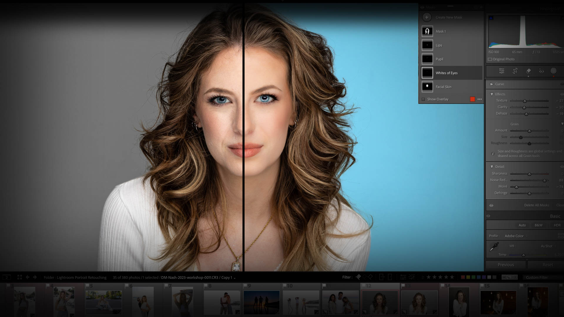 Lightroom Portrait Retouching