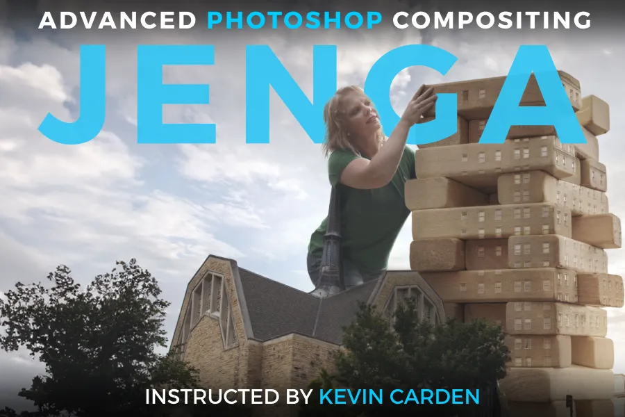 Advanced Photoshop Compositing: Jenga