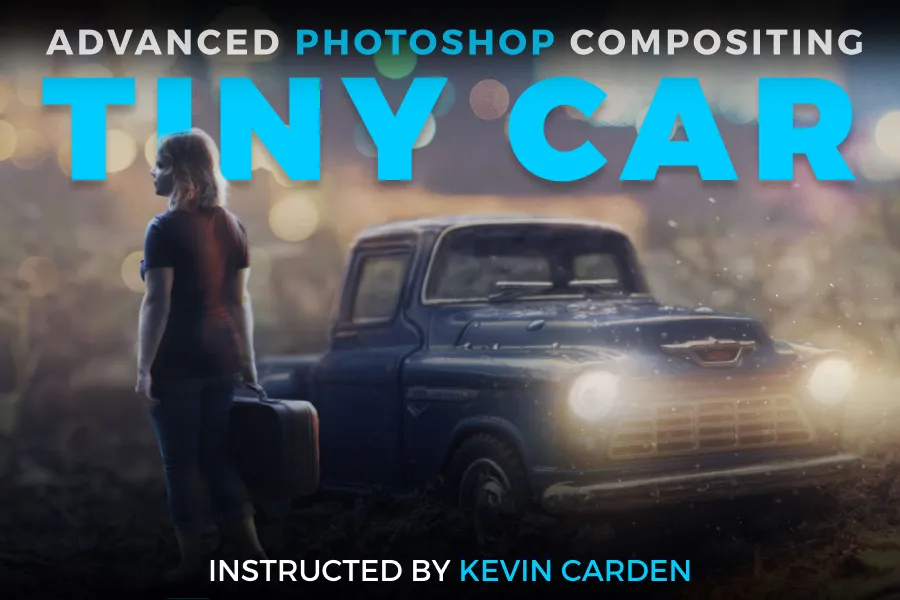 Advanced Photoshop Compositing: Tiny Car