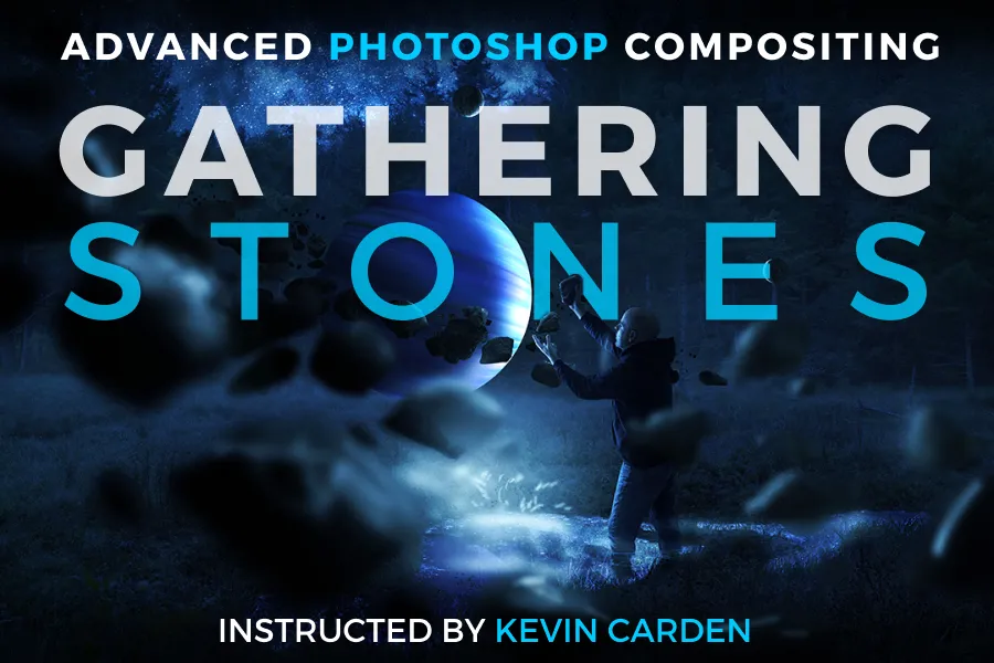 Advanced Photoshop Compositing: Gathering Stones