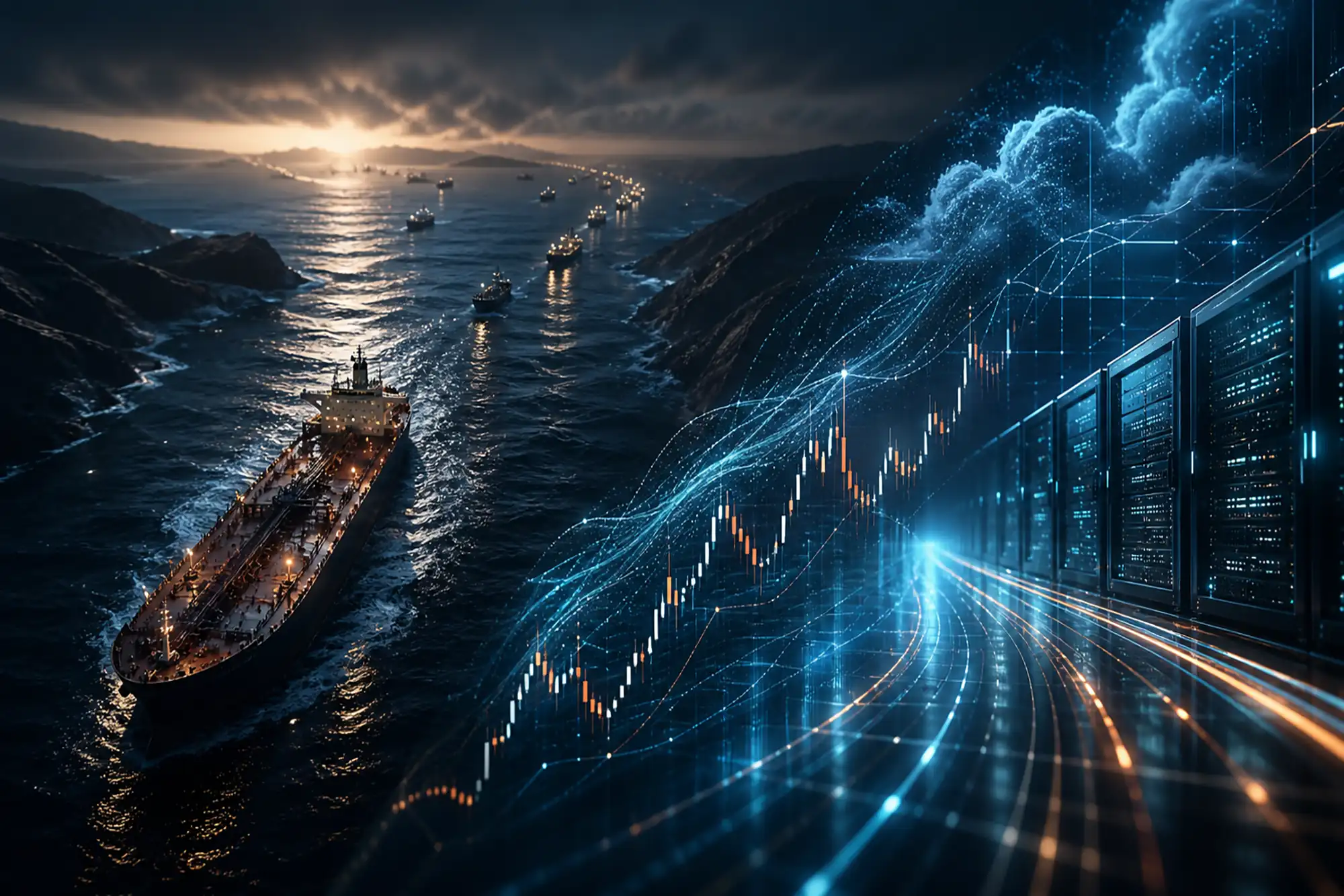 Hormuz, ropa a AI: trhy mezi geopolitikou a rekordními investicemi Big Tech