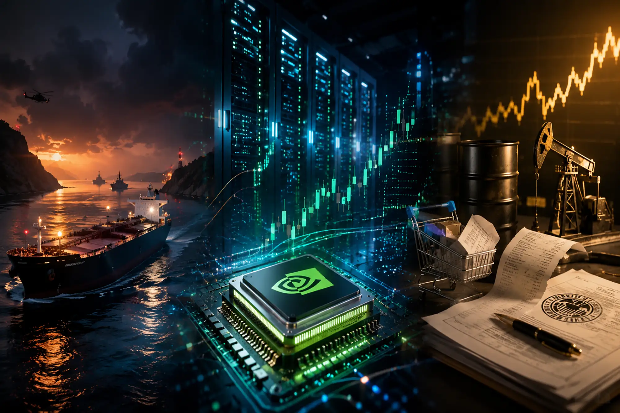 USA–Írán, Nvidia a inflace: hlavní tržní události týdne a výhled pro investory