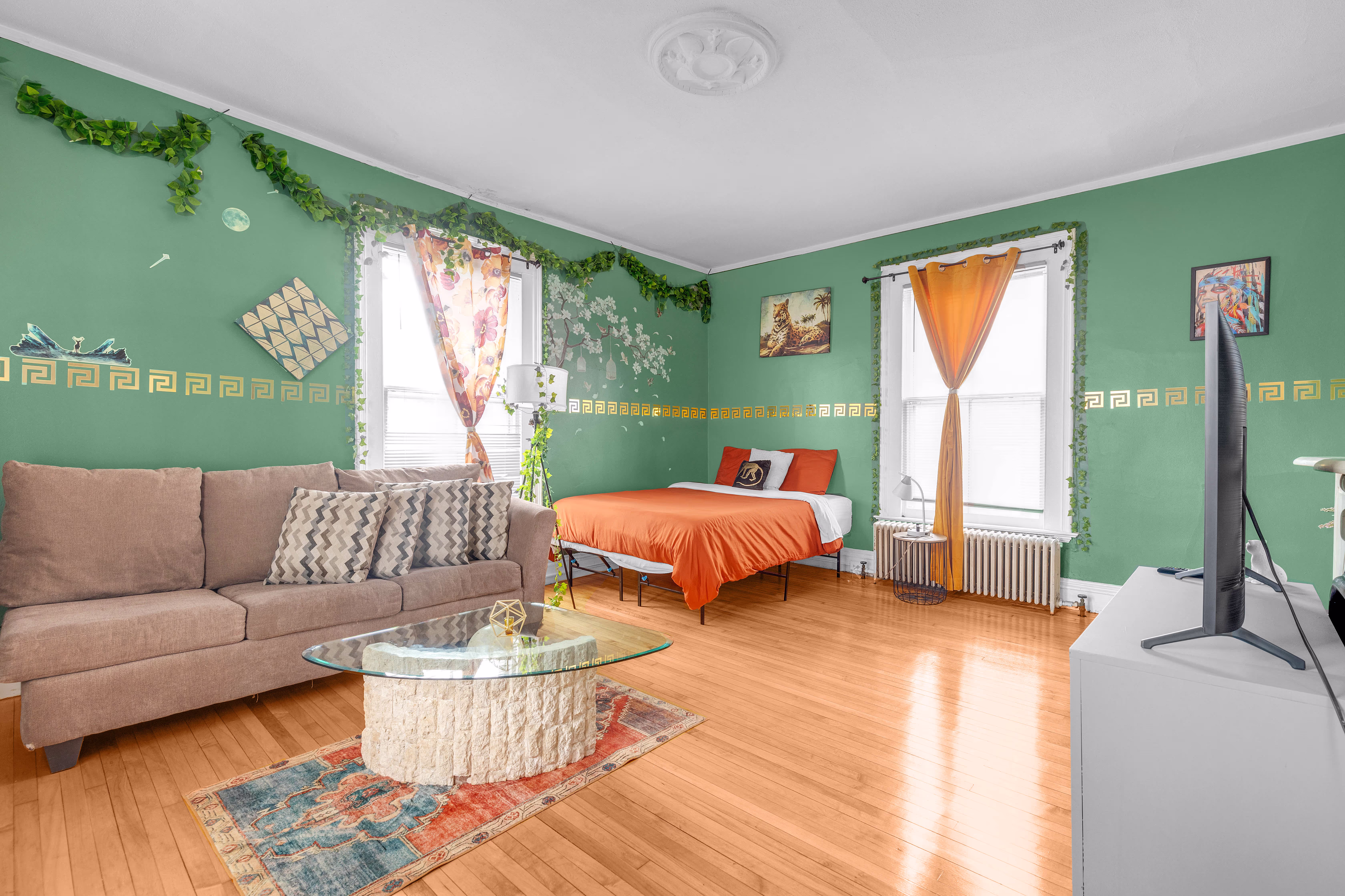 A Spacious apartment with 6 beds