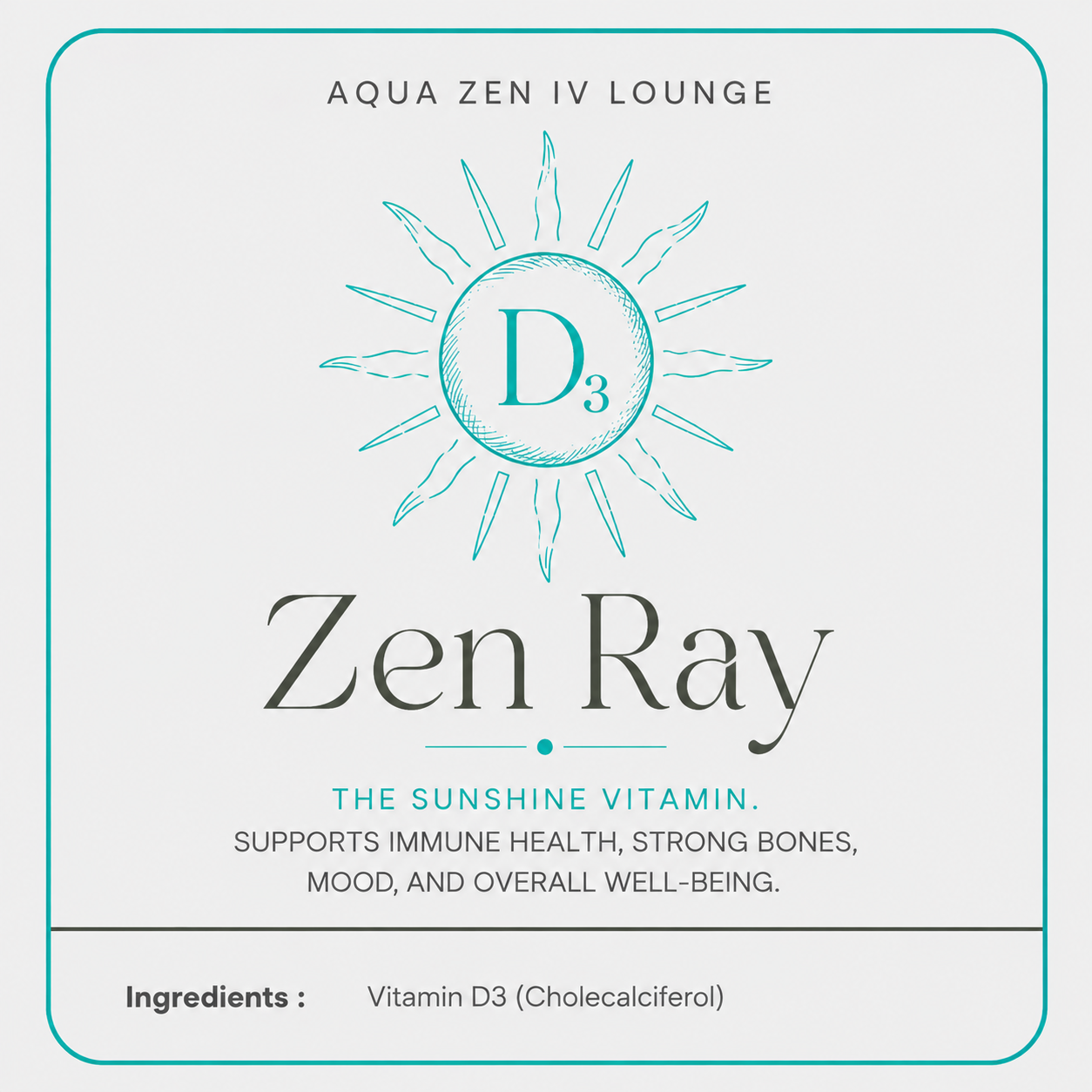 Zen Ray Vitamin D3 Injection