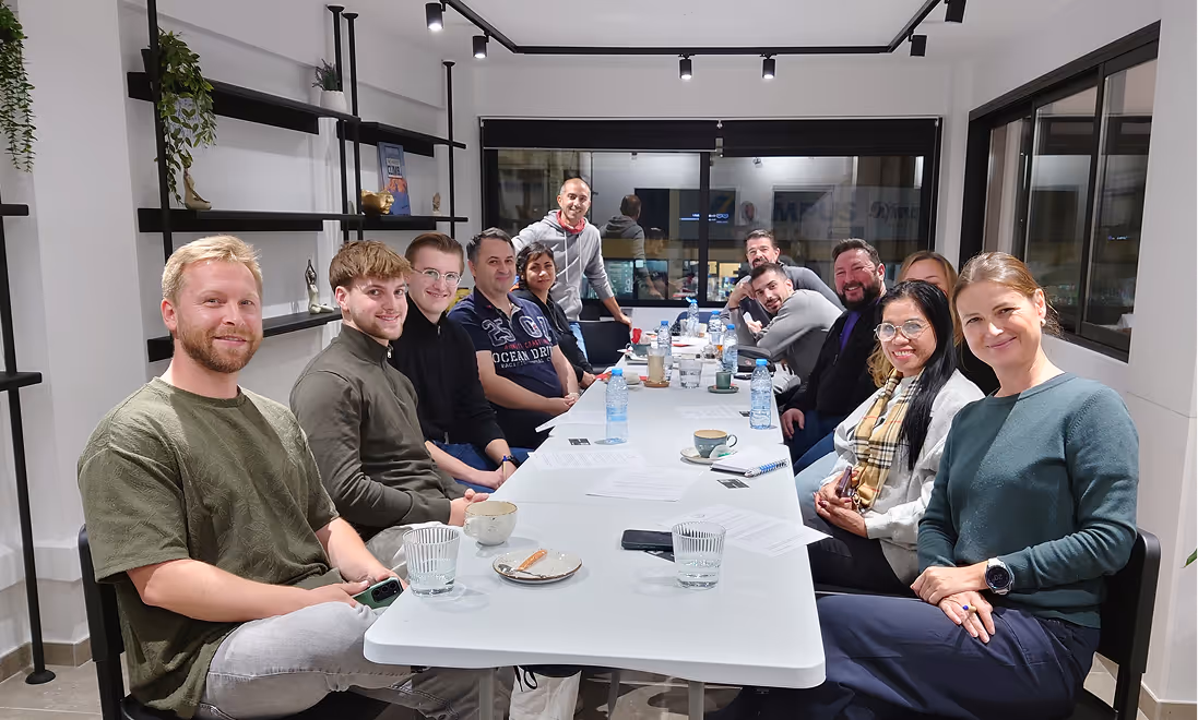 An image of a business event with entrepreneurs in Cyprus