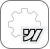 Custom Webflow website development service icon