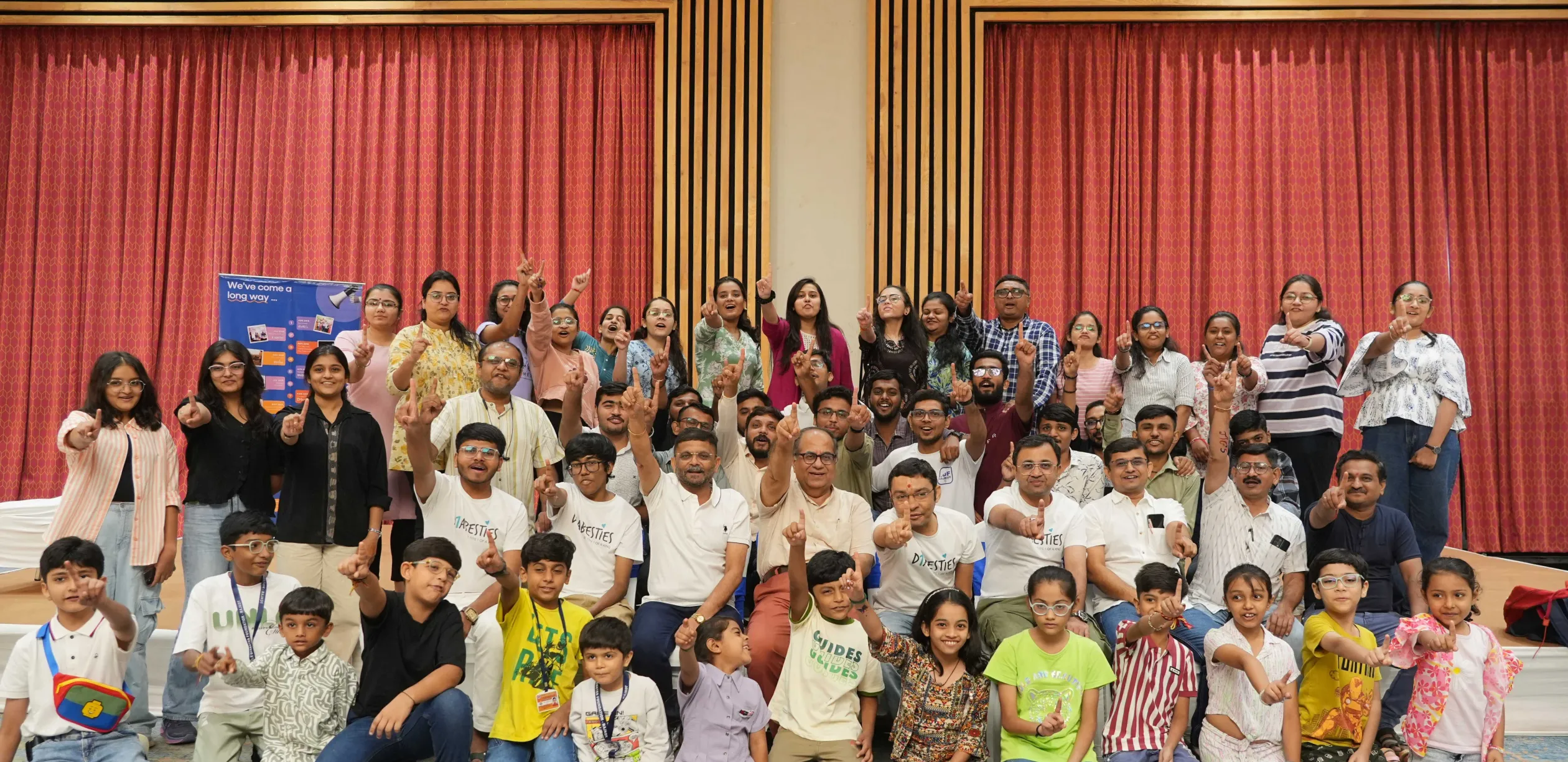 smiling children at a Diabesties event