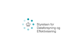 Styrelsen for Dataforsyning og Effektivisering logo