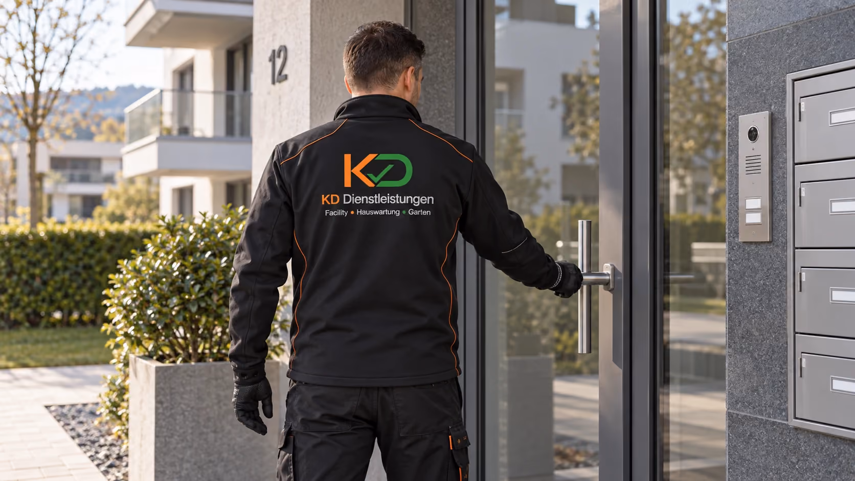 Hauswartung: Liegenschaftskontrolle mit KD (KI-Symbolbild)