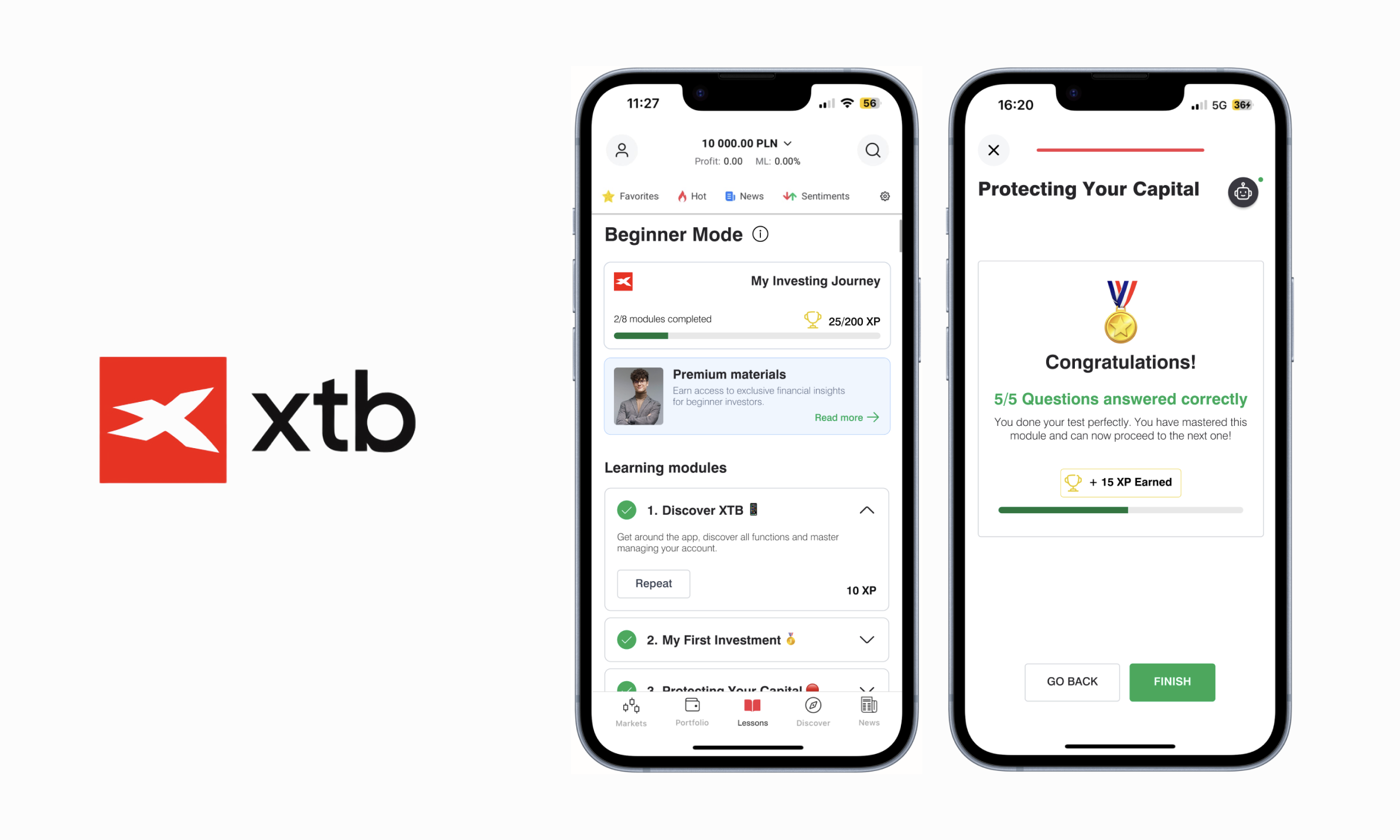 Image with preview of the project - Santander app mockup