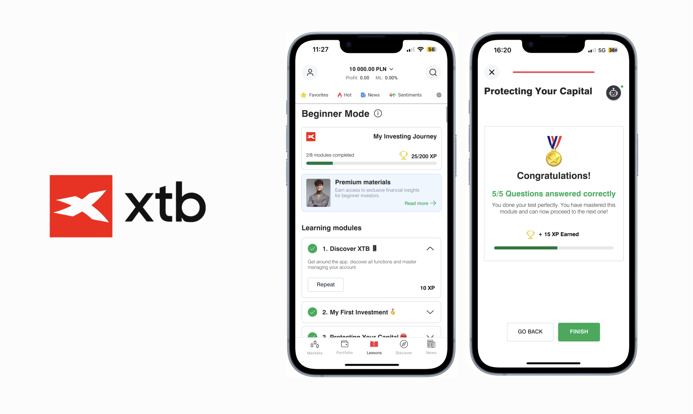 Image with preview of the project - Santander app mockup