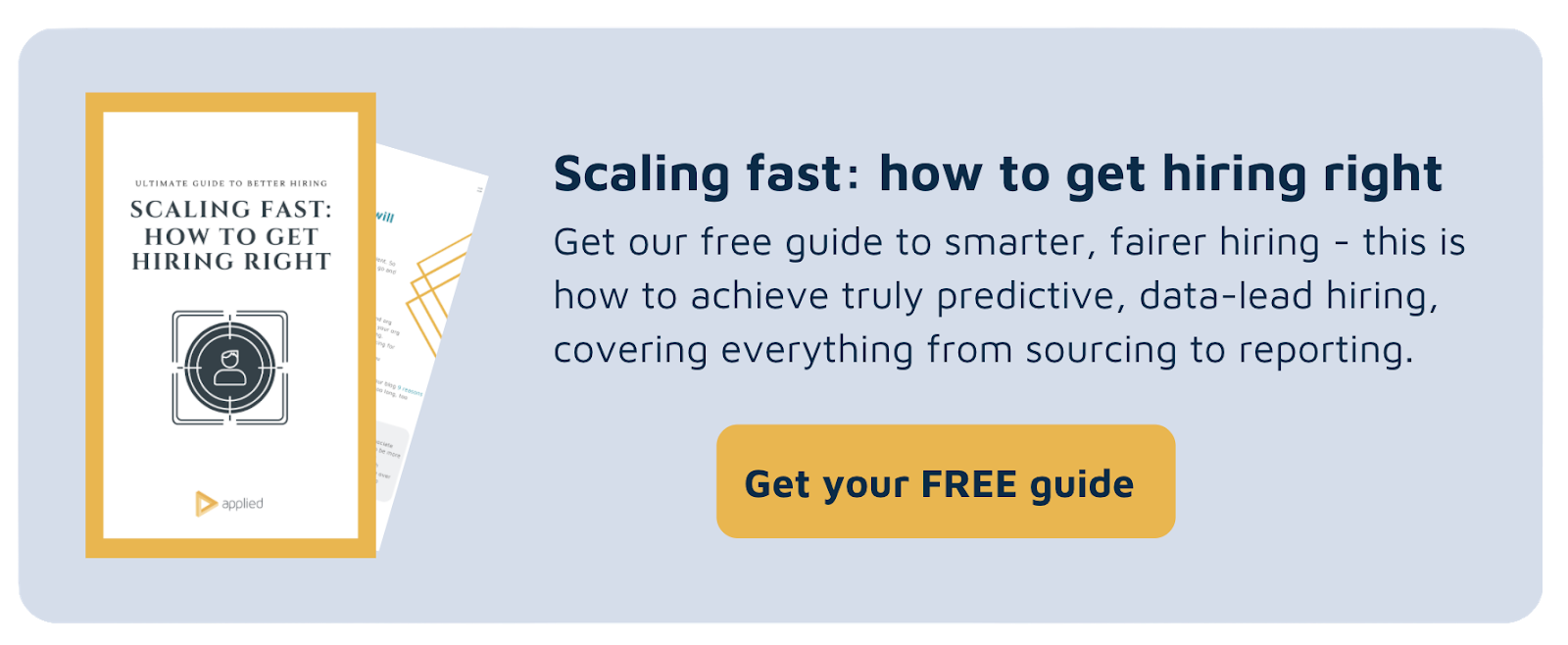 Scaling fast guide