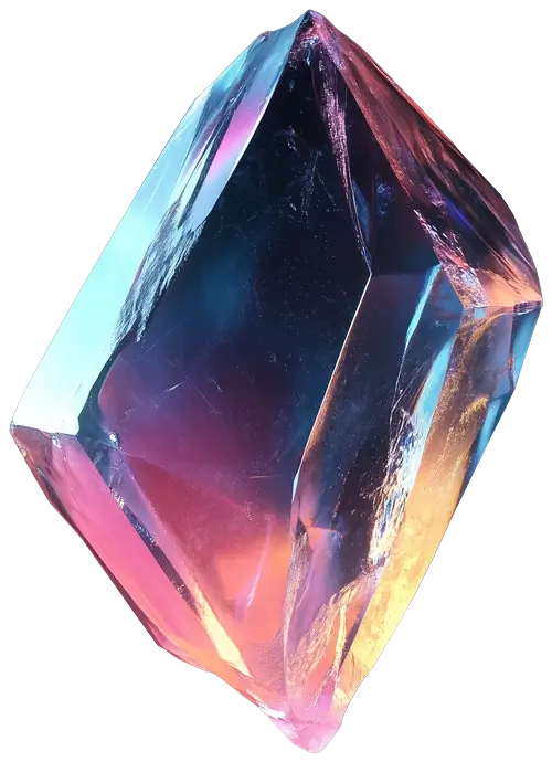 Kristall in Lila, klein