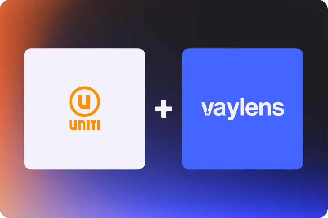 Visuelle Darstellung der Vaylens-Dienstleistungen.