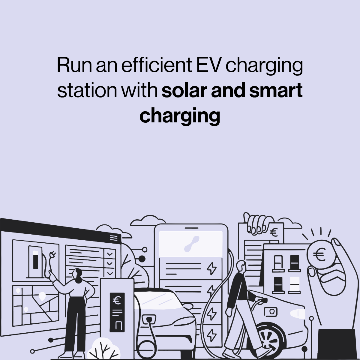 EV charging with solar and smart charging