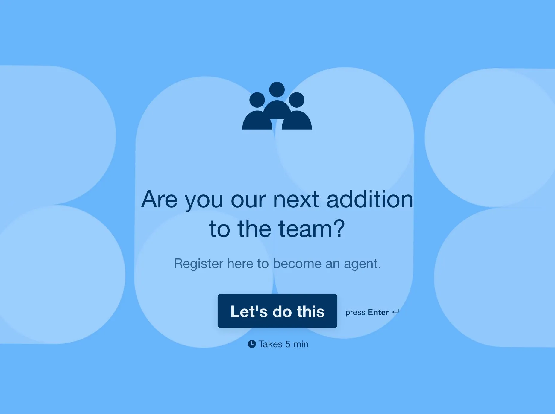 Agent Registration Form Template