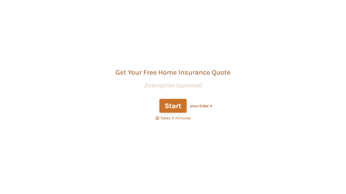 Insurance Quote Sign Home Insurance Quote Form Template
