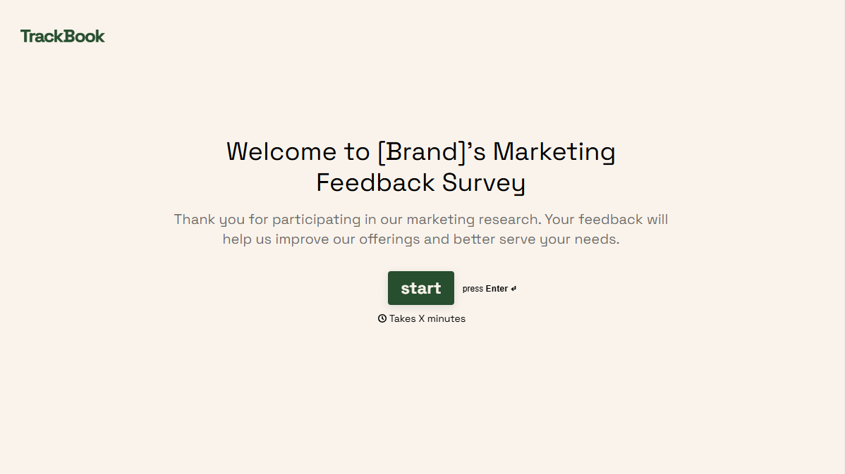Feedback Form Template