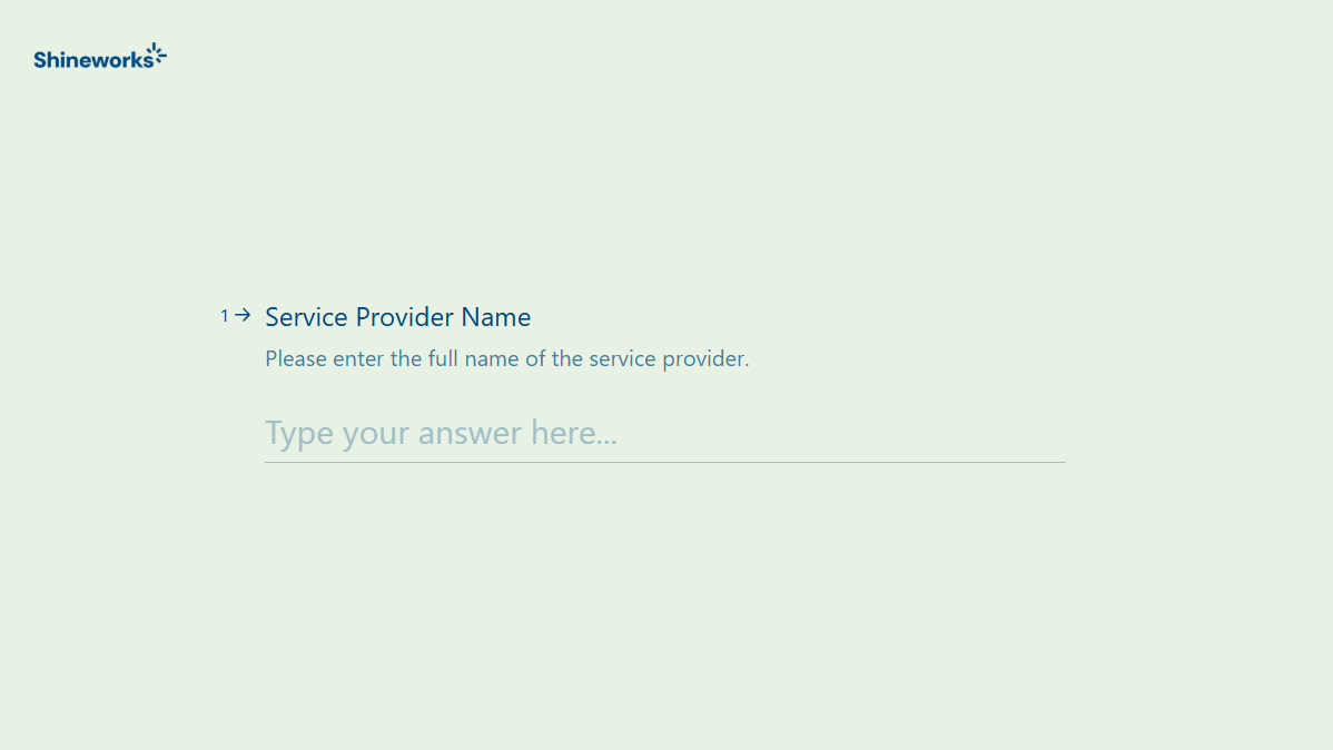 Service Agreement Form Template
