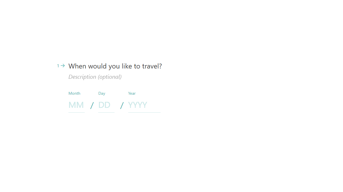 Rail Ticket Booking Form Template