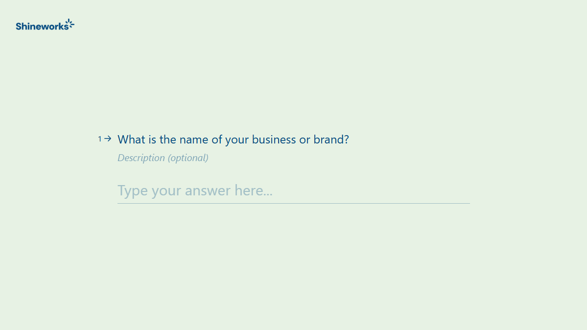 Basic Advertising Form Template