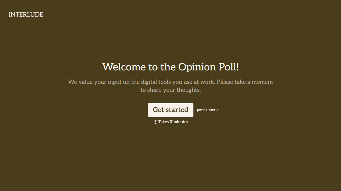 Opinion Poll Form Template