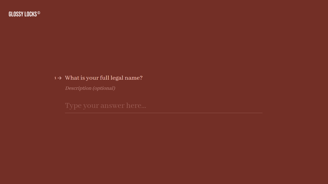 Account Opening Form Template