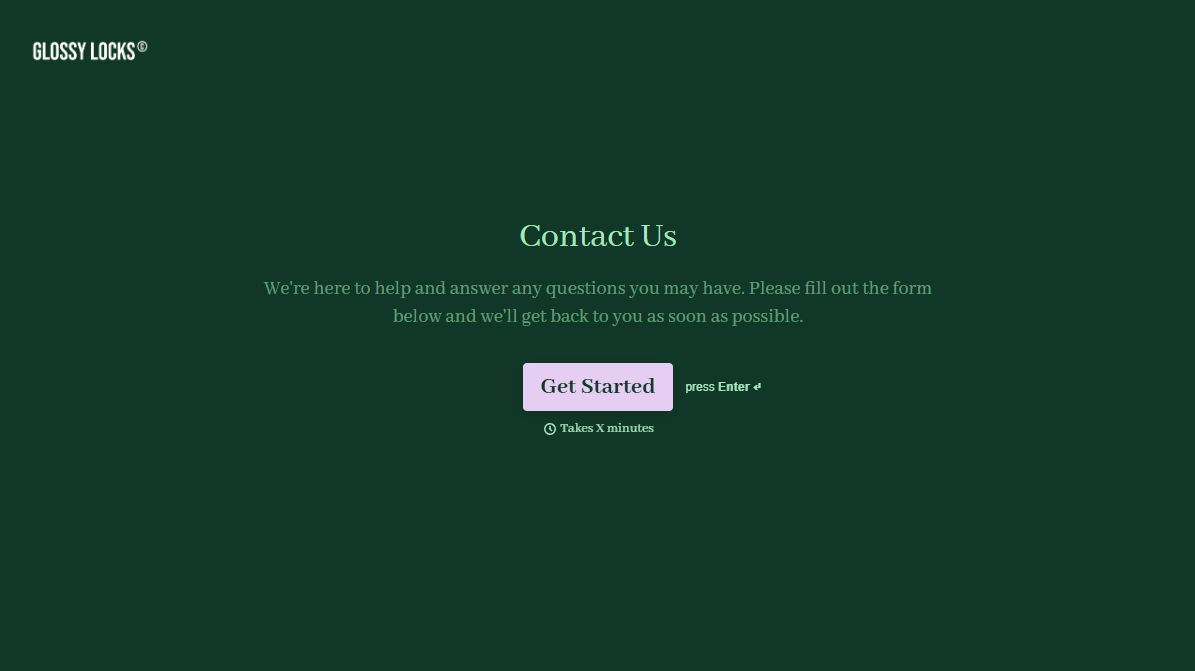 Contact Us Form Template