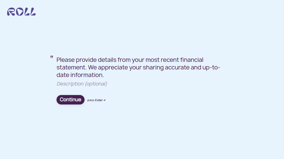 Financial Statement Form Template