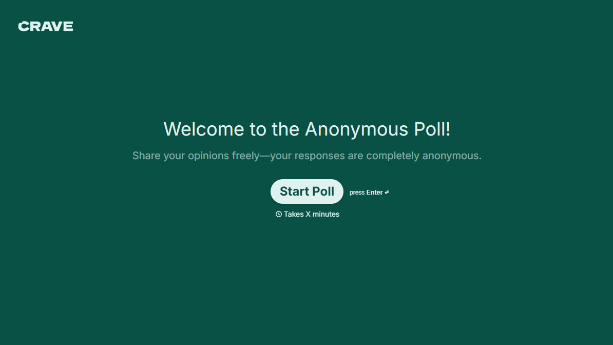 Anonymous Poll Form Template