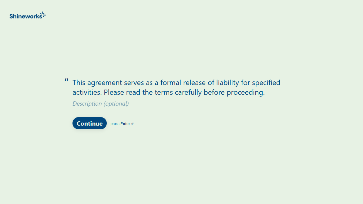 Indemnity Waiver Form Template