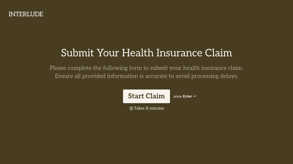 Health Insurance Claim Form Template