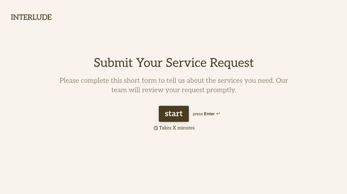 Service Request Form Template