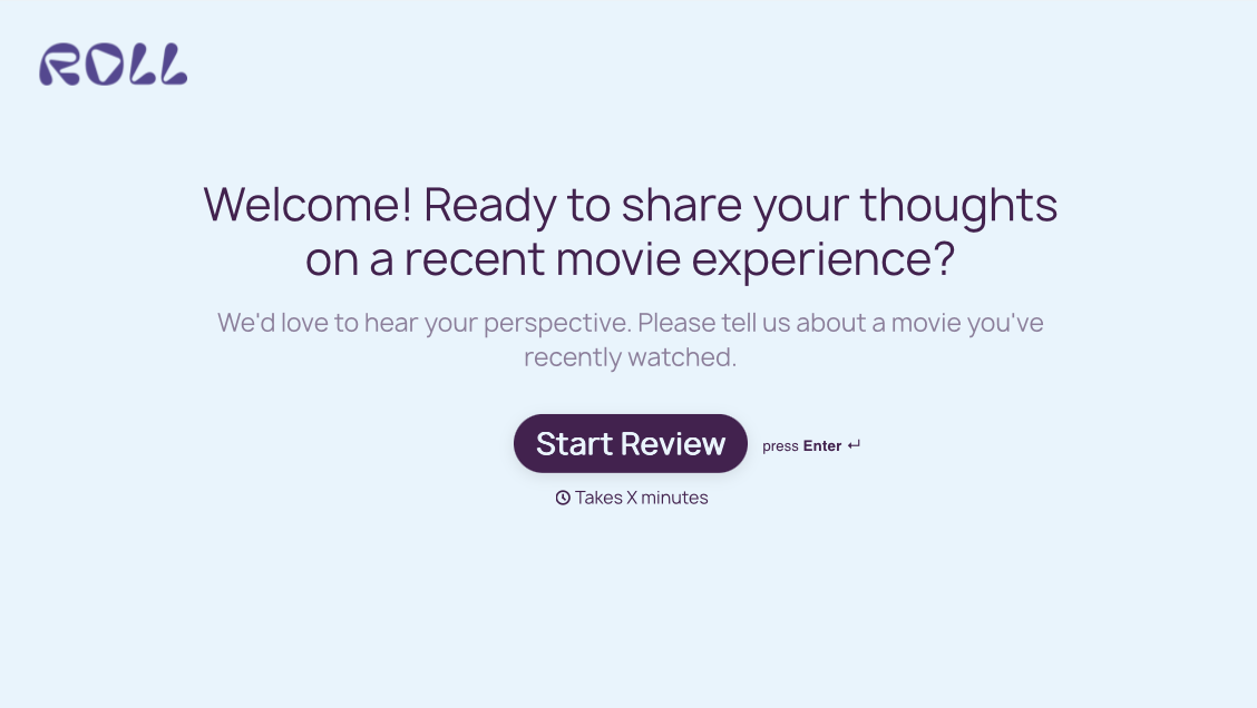 Movie Review Form Template