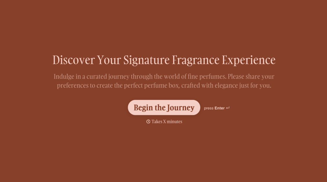 Perfume Box Form Template