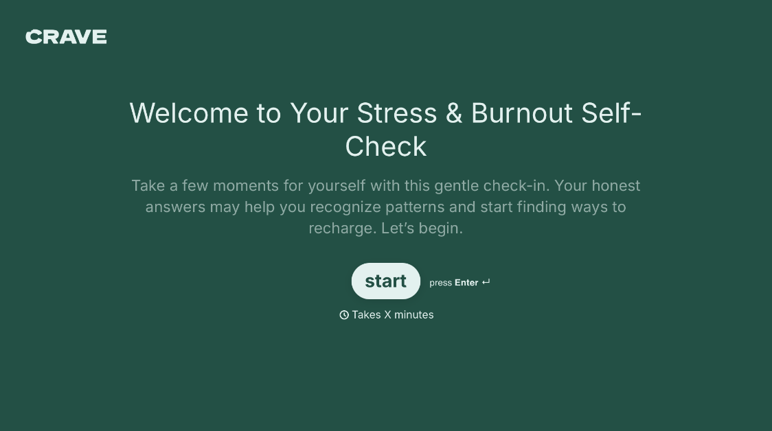 Mental Health Quiz Form Template