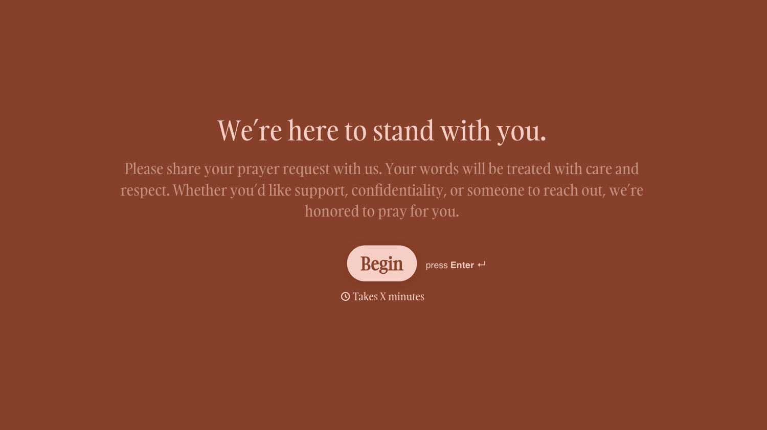 Prayer Request Form Template