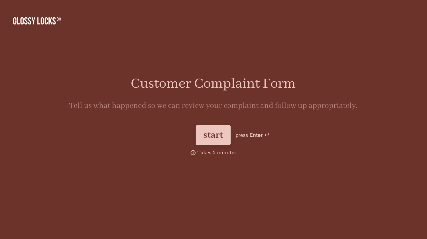 Customer Complaint Form Template