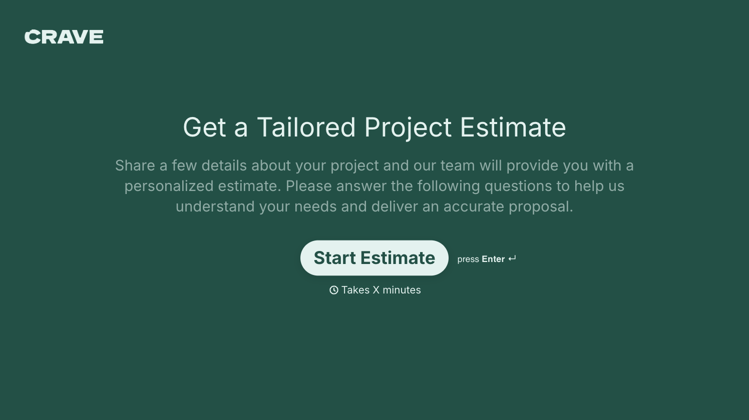 Estimate Form Template