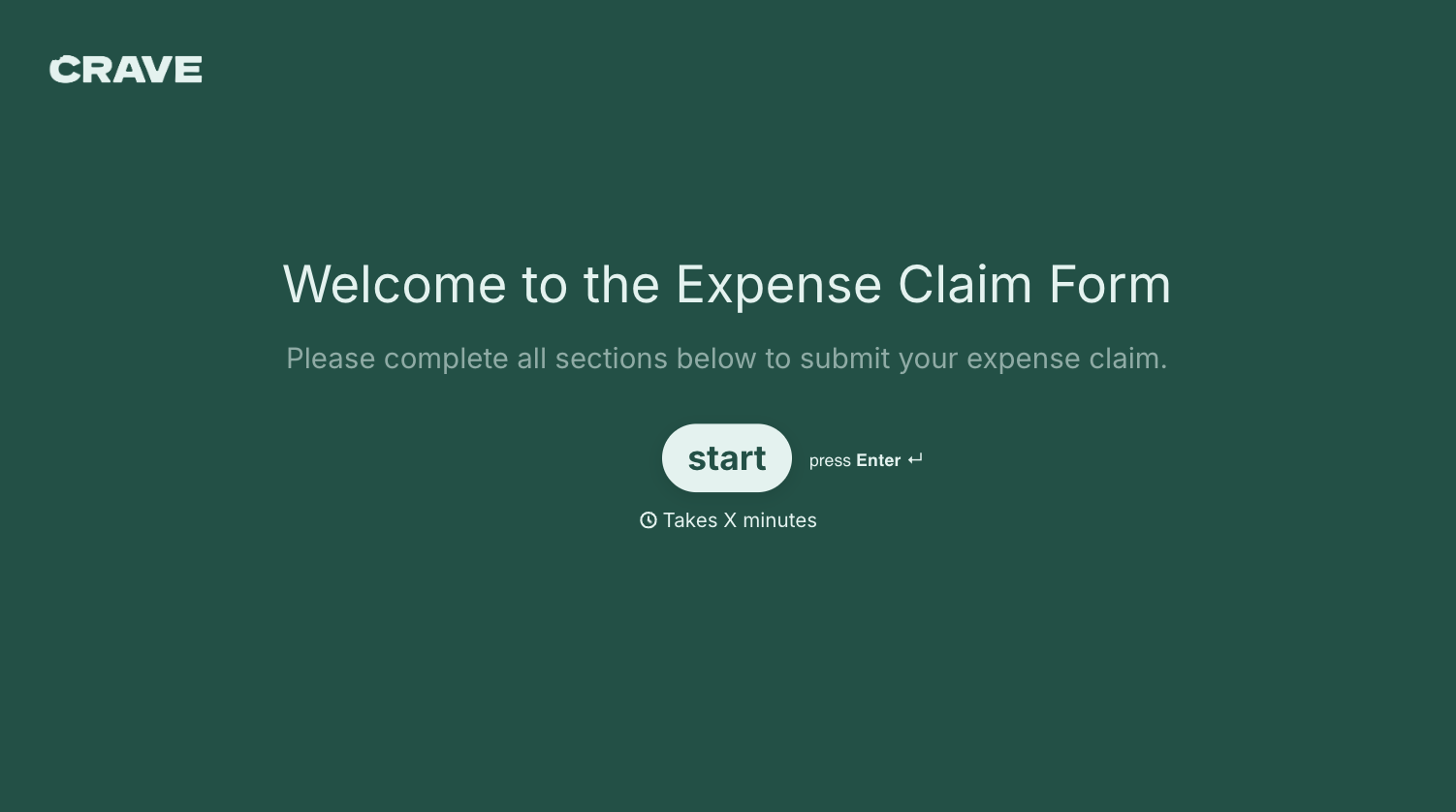 Expense Claim Form Template