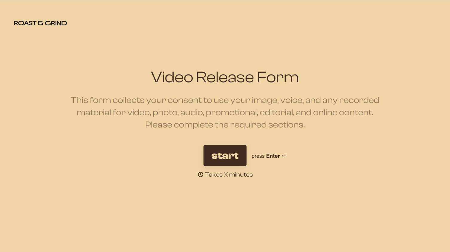 Video Release Form Template