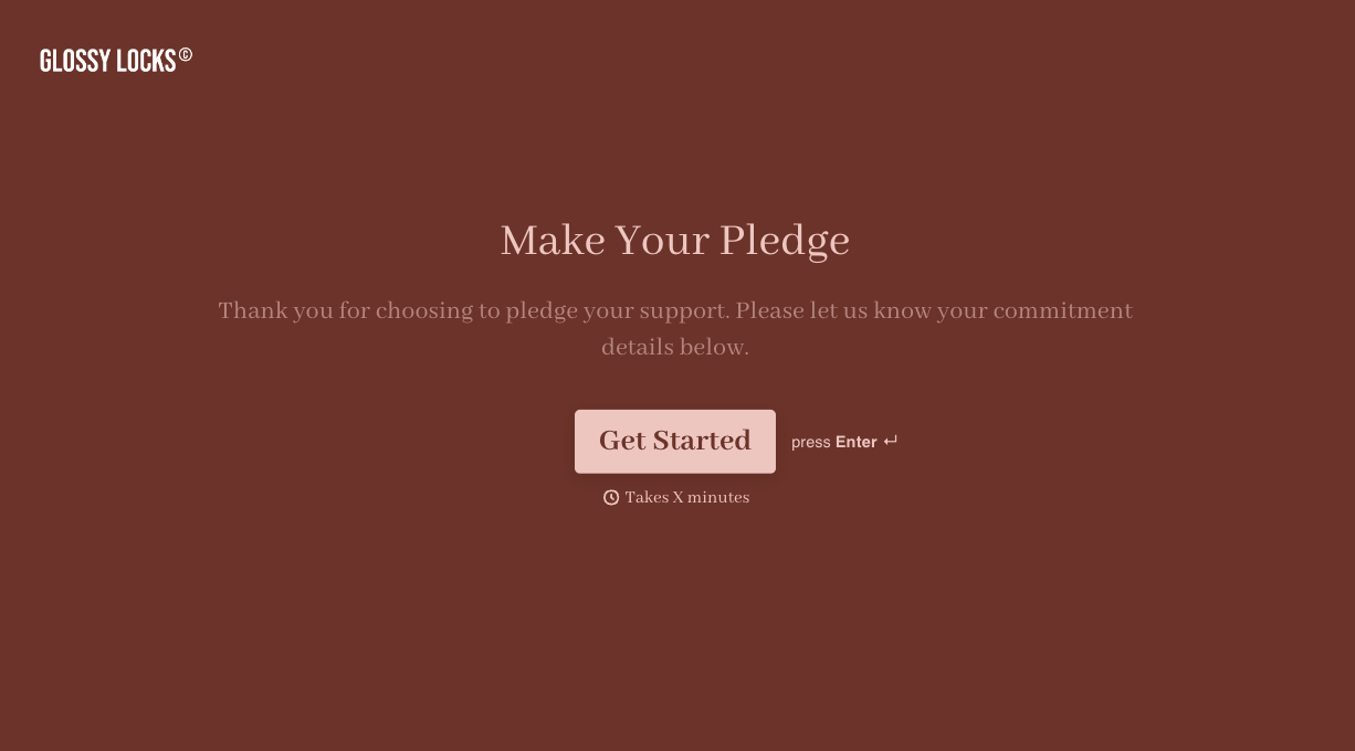 Pledge Form Template
