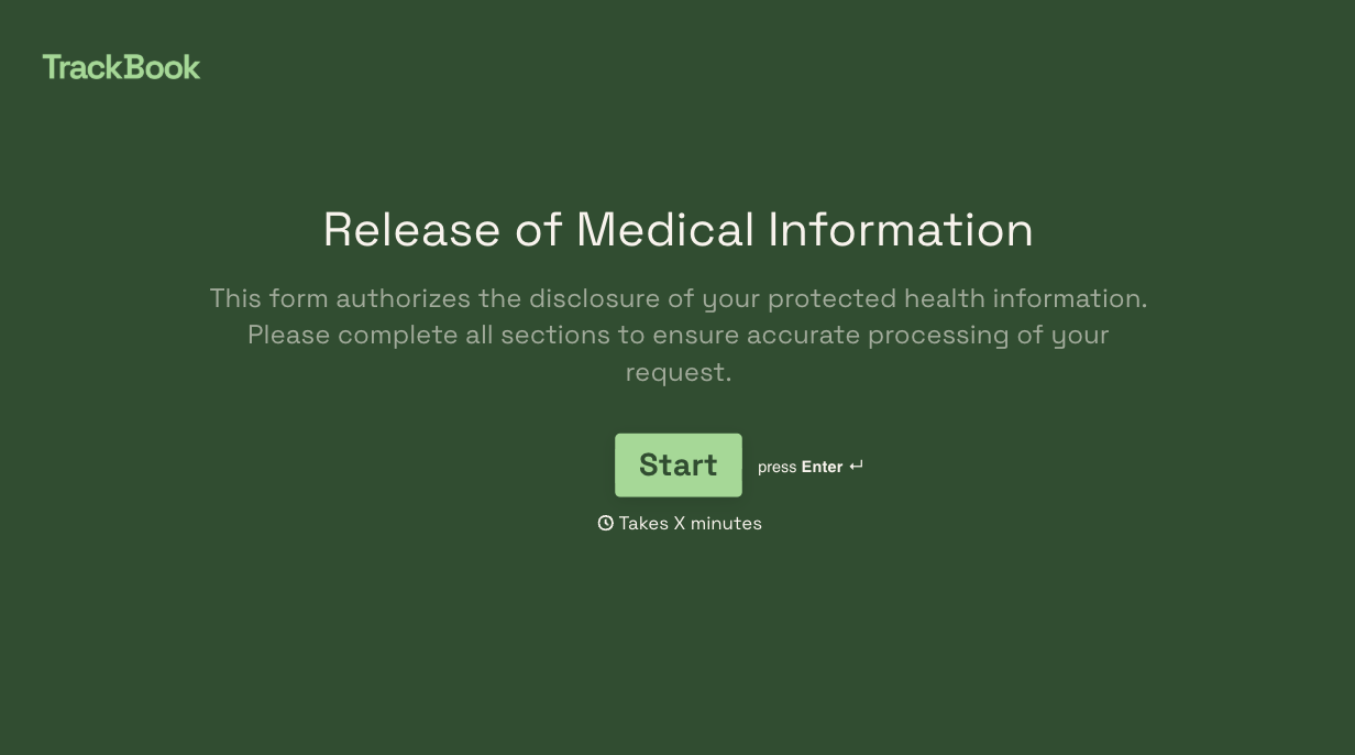 Release of Medical Information Form Template