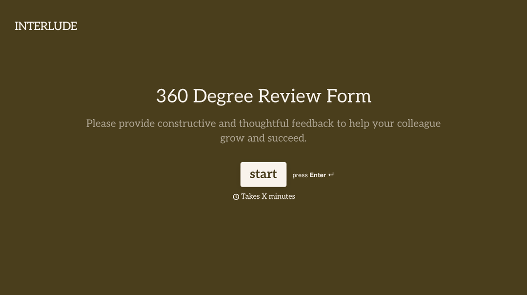 Reference Form 360 360 Degree Review Form Template