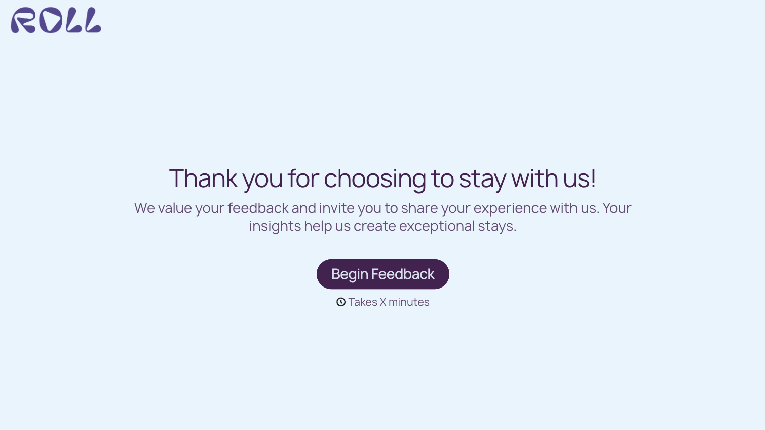 Hotel Feedback Form Template