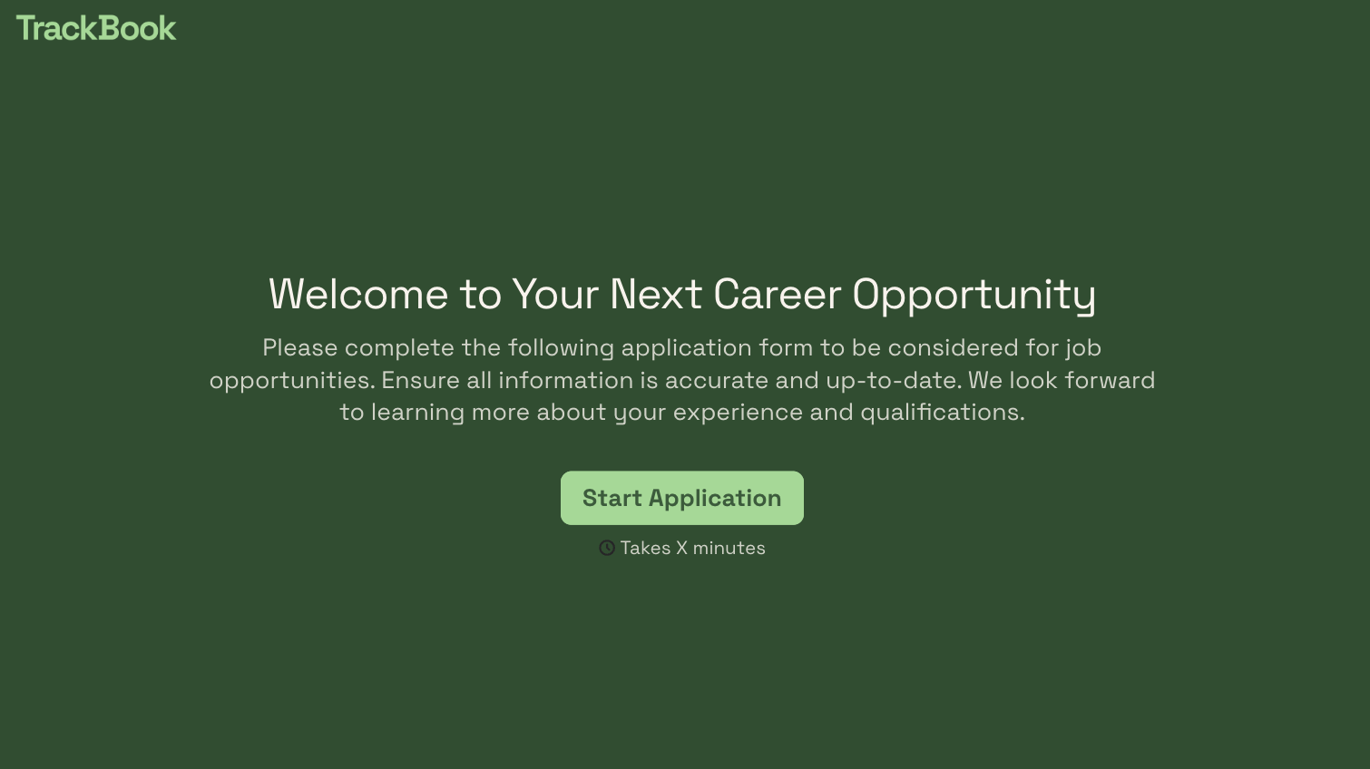 Job Seekers Application Form Template