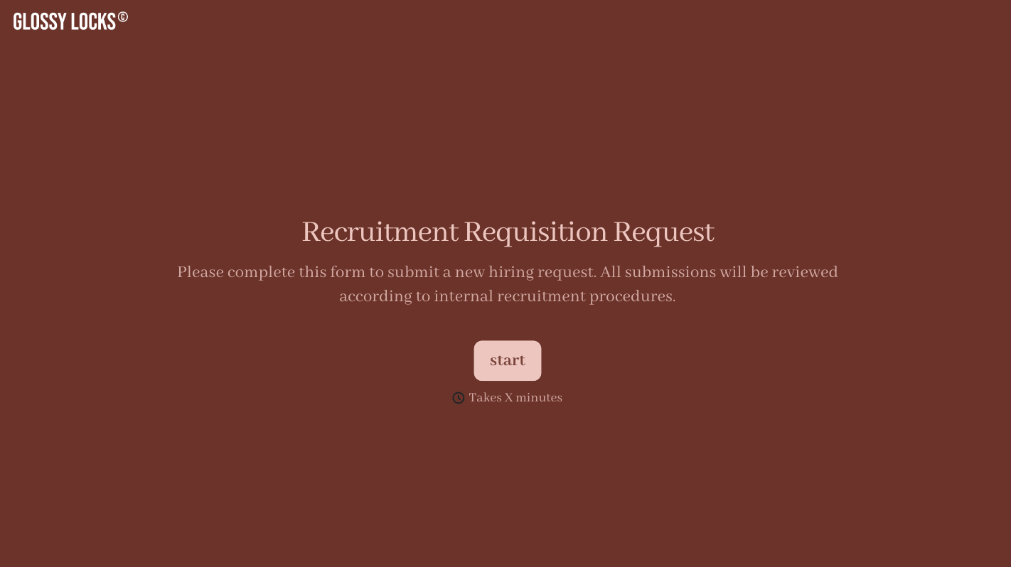 Recruitment Requisition Form Template