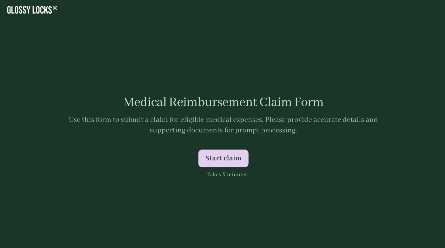 Medical Reimbursement Claim Form Template